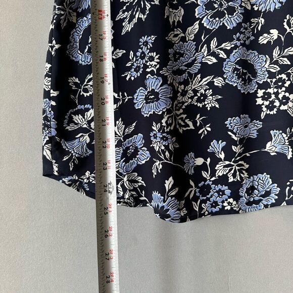 5 for $45 Loft Top Tank Blouse Women Size XS Blue - Picture 5 of 7